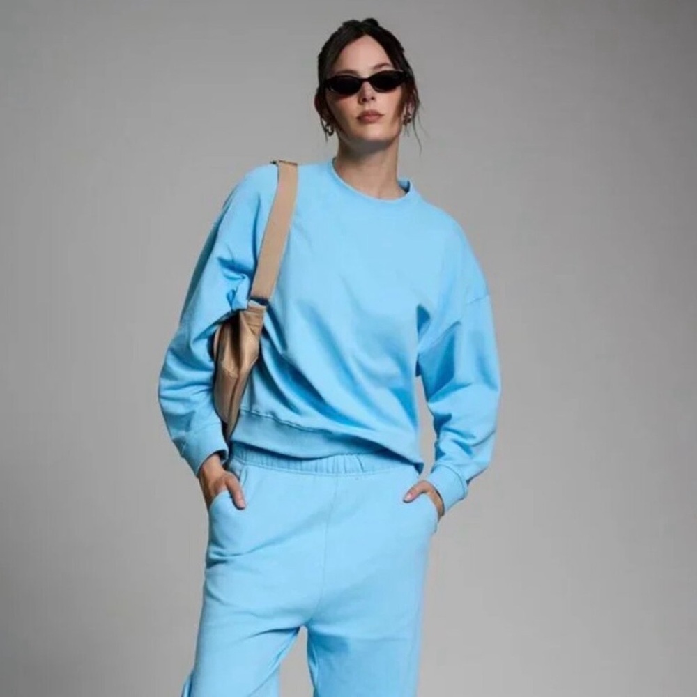 Year of Ours Light Blue Sweatshirt NWT Size S/XS